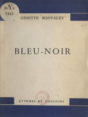 cover image of Bleu-noir